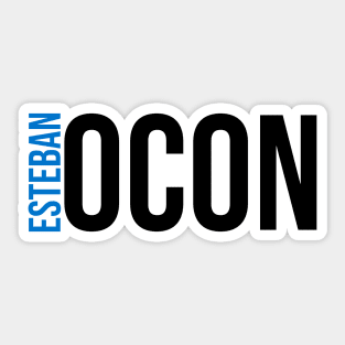 Esteban Ocon Driver Name - 2022 Season Sticker